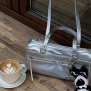 READY DUFFLE BAG (SILVER)
