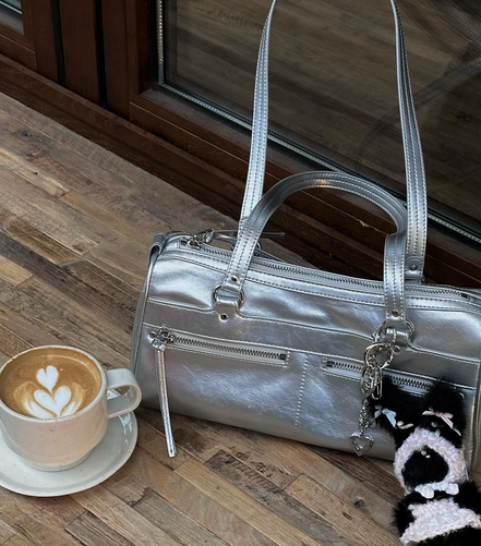 READY DUFFLE BAG (SILVER)