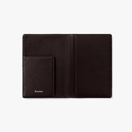 CRINKLE PASSPORT CASE (ESPRESSO)