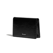 CRINKLE NAME POCKET (BLACK)