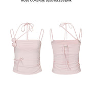 Plain or pleasure - ROSE CORSAGE SLEEVELESS (pink)