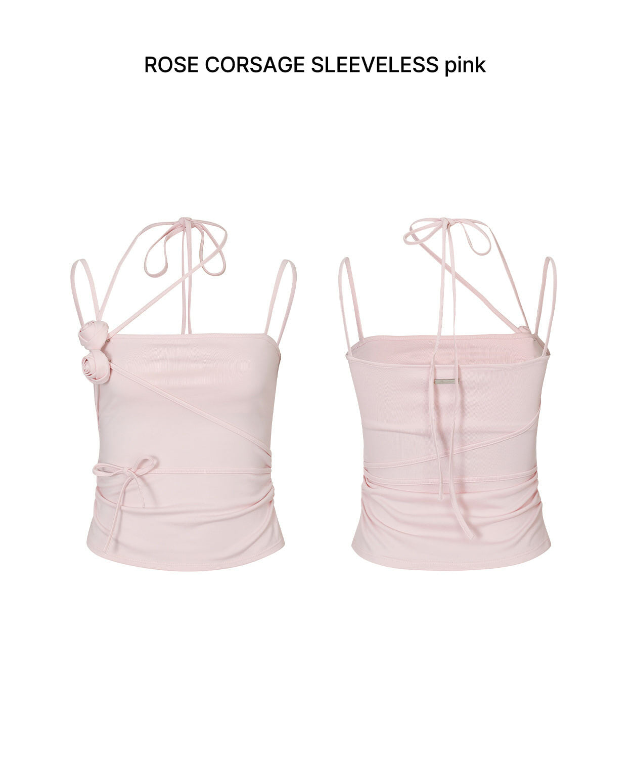 Plain or pleasure - ROSE CORSAGE SLEEVELESS (pink)