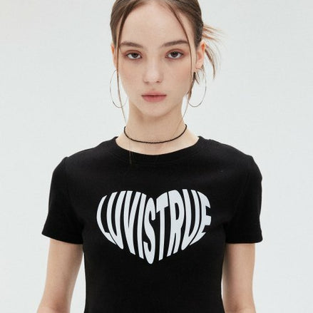 LUVISTRUE - SU REFLECT TEE(BLACK)