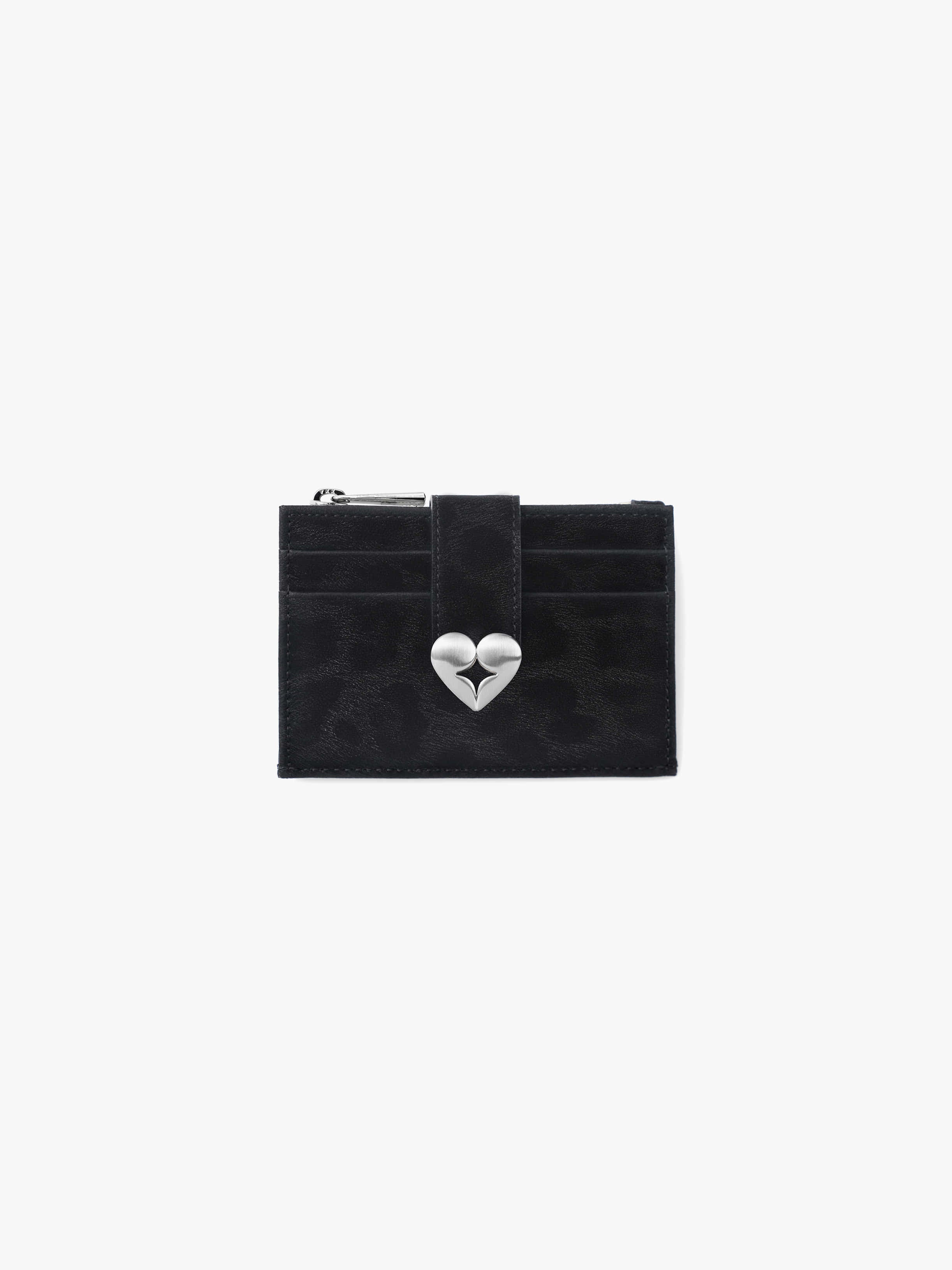 HEARTY BRIDGE POCKET MINI (LEOPARD BLACK)
