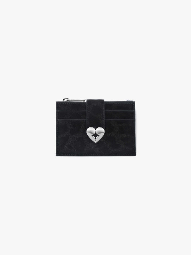 HEARTY BRIDGE POCKET MINI (LEOPARD BLACK)