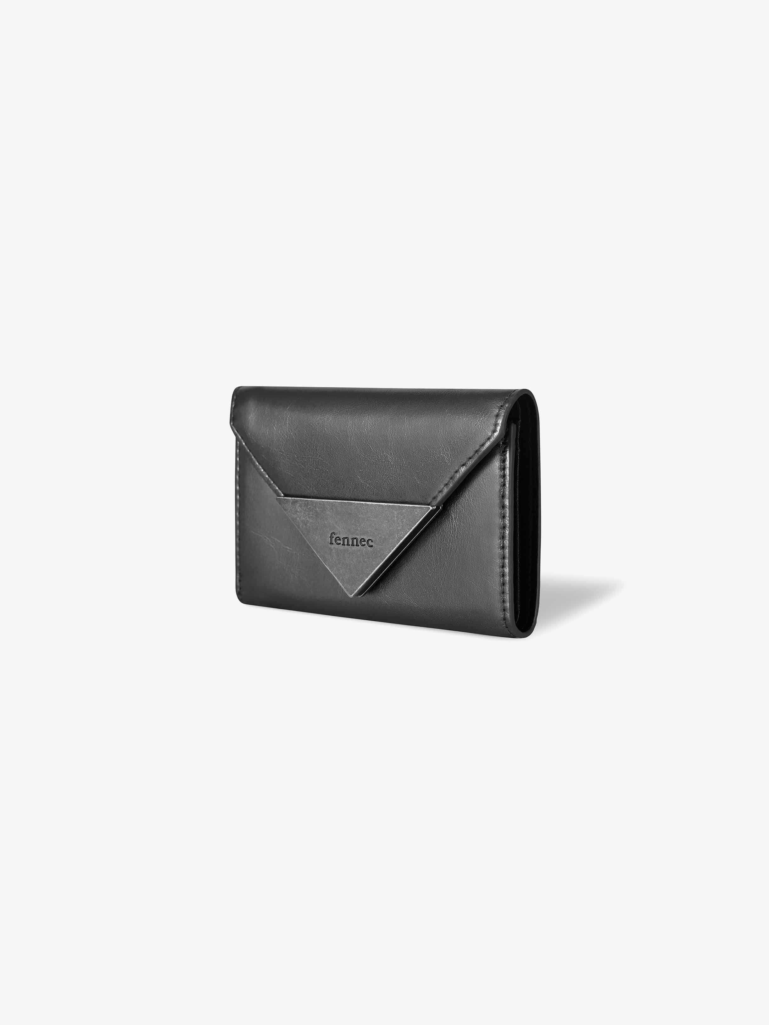 MATT TRIANGLE WALLET (METAL GREY)