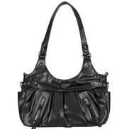 ambler buckle shoulder bag (black)