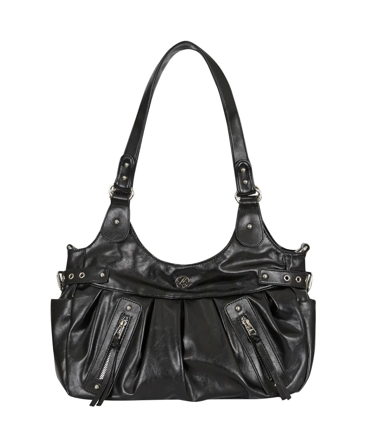 ambler buckle shoulder bag (black)
