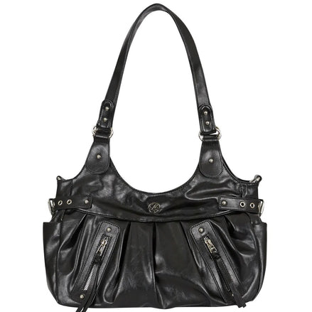 ambler buckle shoulder bag (black)
