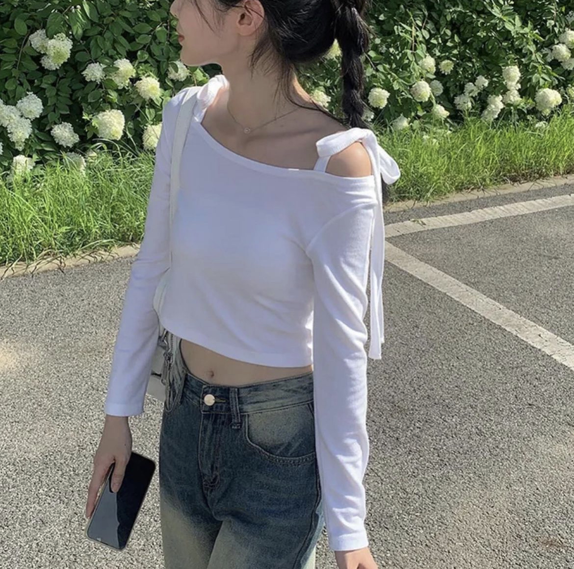 KR RIBBON TOP (3 COLORS)