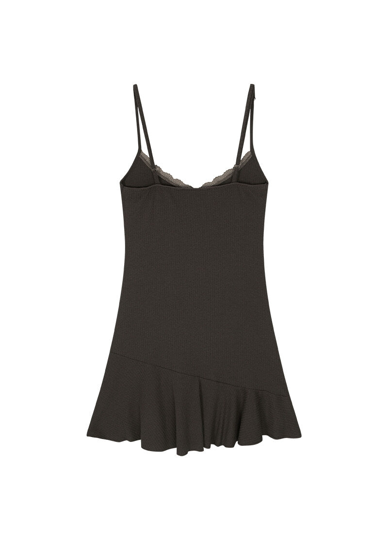 ason - BEA MINI DRESS (BROWN)