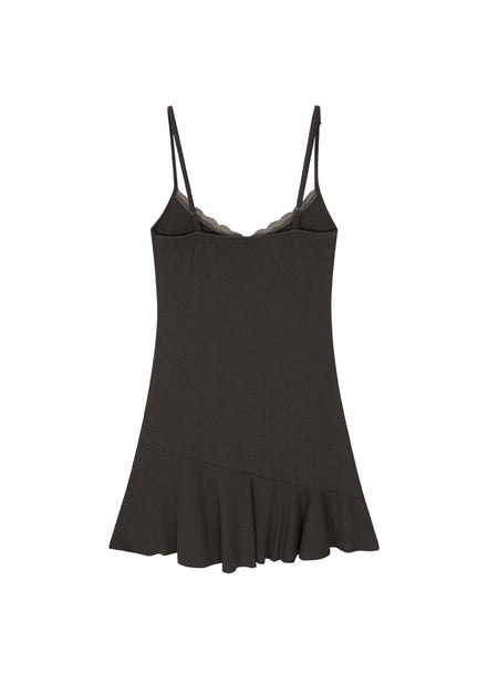 ason - BEA MINI DRESS (BROWN)