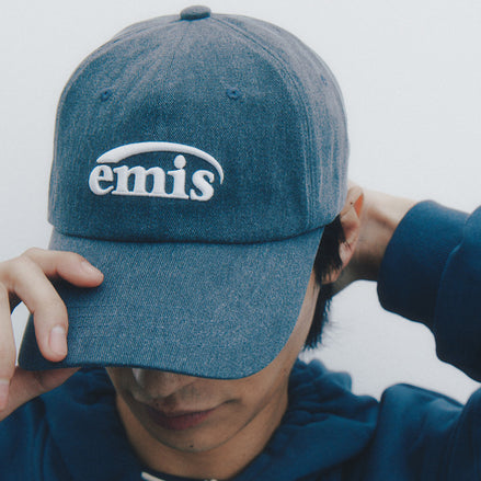 (現貨) EMIS CAP - NEW LOGO PIGMENT BALL CAP-BLACK