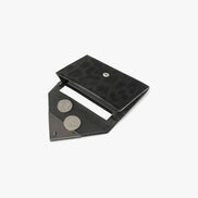 TRIANGLE NAME POCKET (LEOPARD BLACK)