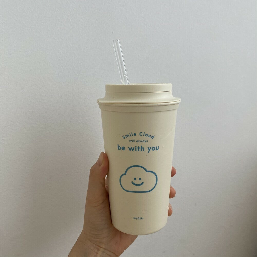 Skyfolio - smile cloud tumbler｜2 types