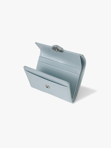 HEARTY FLAP WALLET (HAZE BLUE)