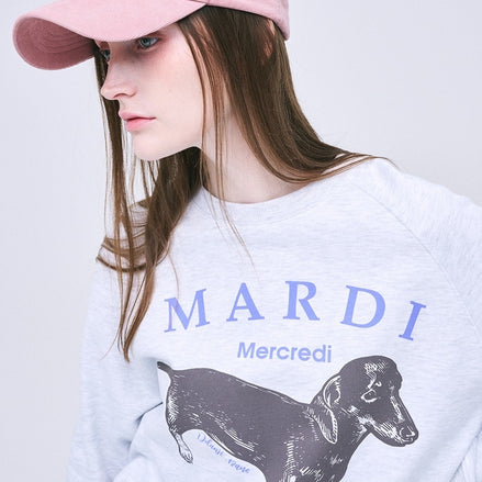 MARDI MERCREDI - SWEATSHIRT RAGLAN DDANJI (HEATHER PURPLE)