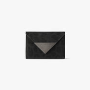 TRIANGLE NAME POCKET (LEOPARD BLACK)