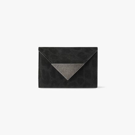 TRIANGLE NAME POCKET (LEOPARD BLACK)