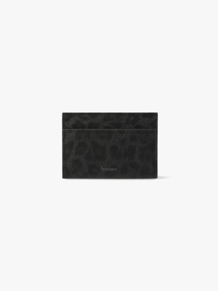 TRIANGLE NAME POCKET (LEOPARD BLACK)