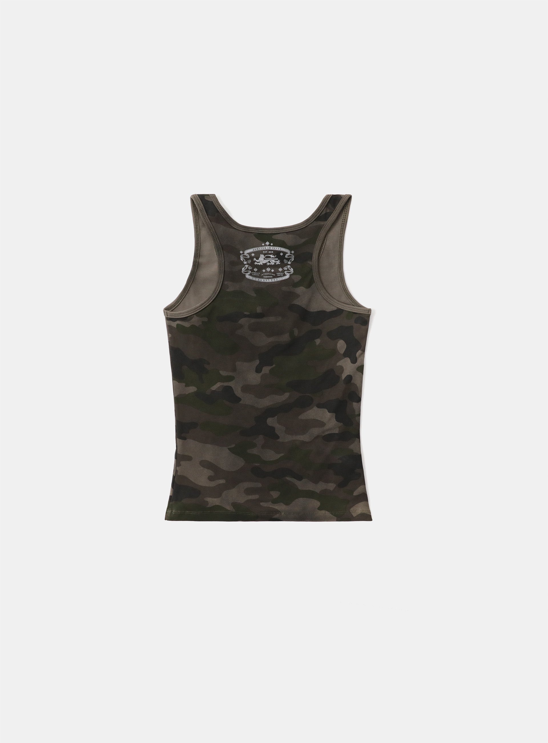 bad blood - Mystic Tank Slim Fit (Green Camo)