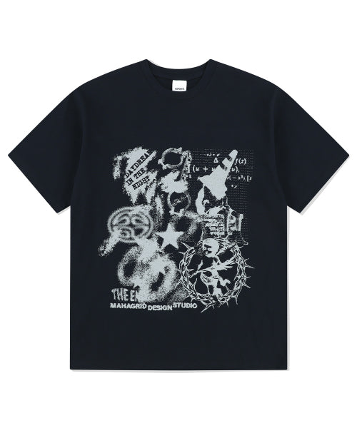 MAHAGRID - DAYDREAM TEE (NAVY)