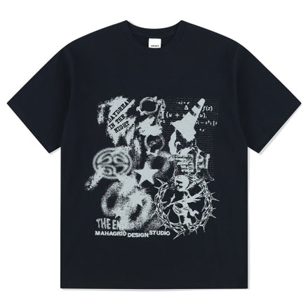 MAHAGRID - DAYDREAM TEE (NAVY)