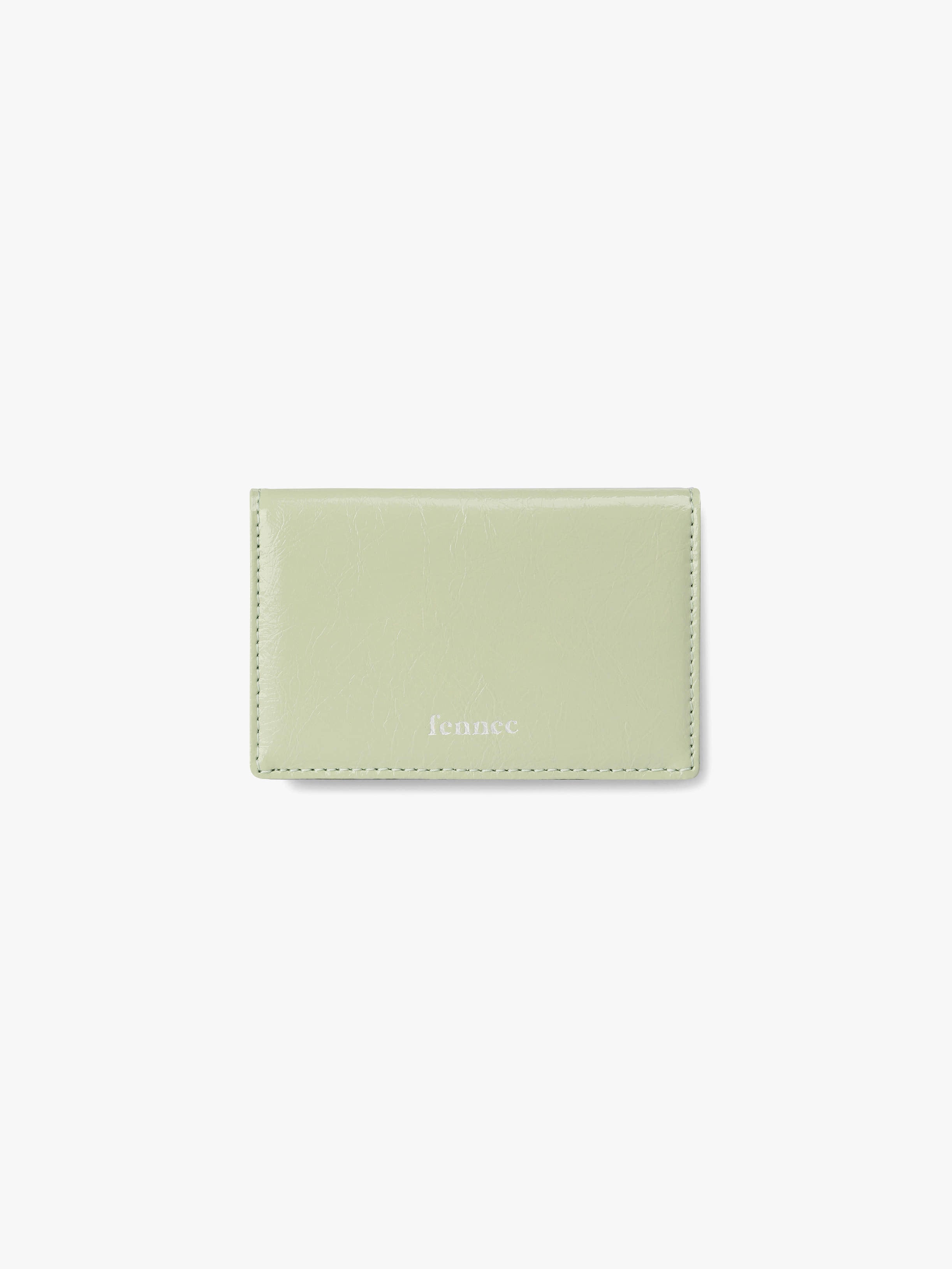 CRINKLE SOFT CARD CASE (PISTACHIO)