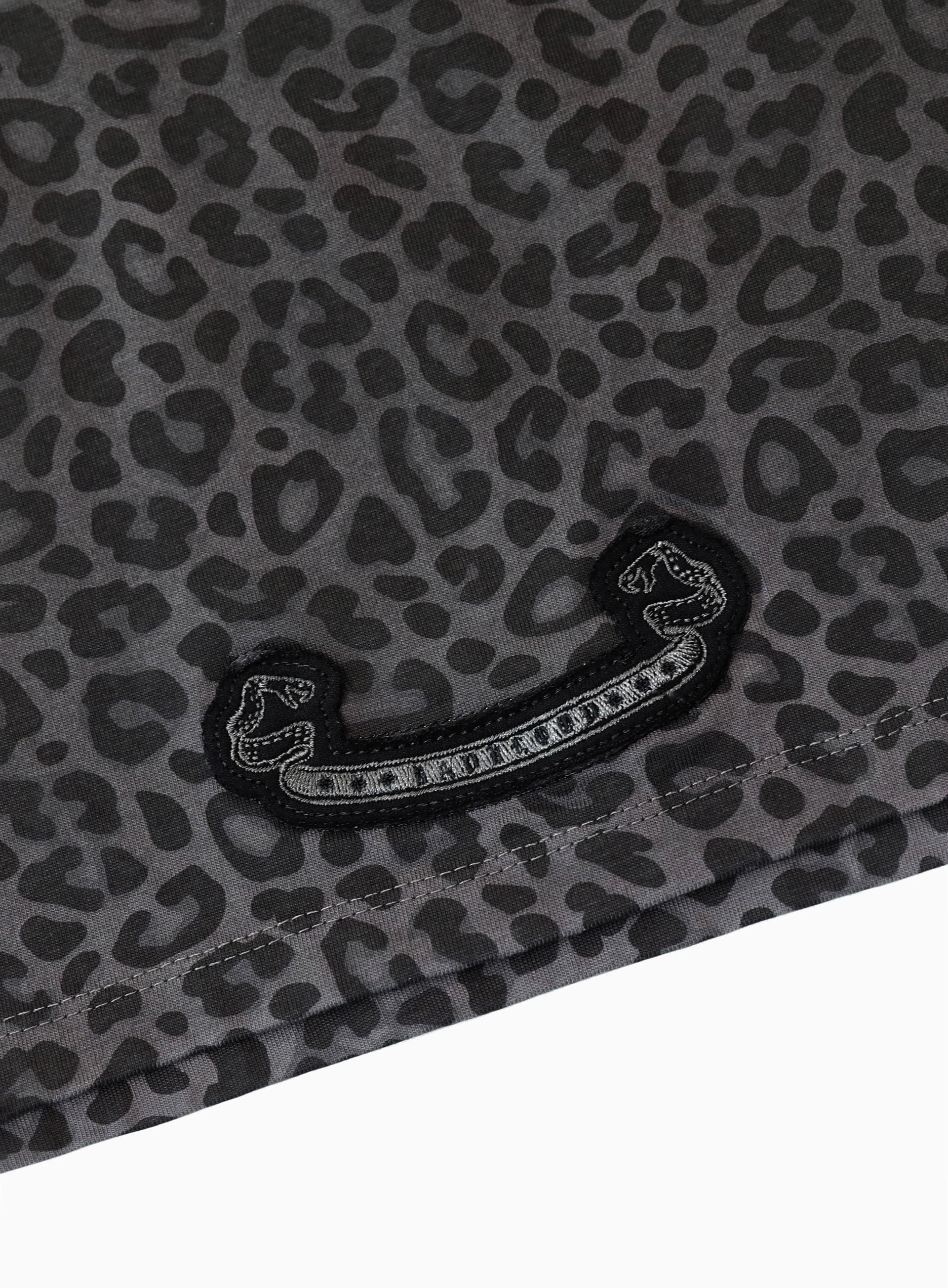 bad blood - Contrast short sleeve (Black Leopard)