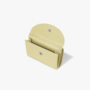 CRINKLE HALFMOON MINI WALLET (SOFT OLIVE)