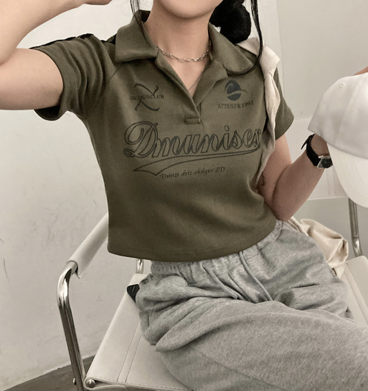 KR Y2K 彷球衣 CROP TEE 4 COLORS