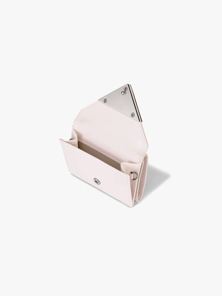 CRINKLE TRIANGLE TRIPLE WALLET (BLOSSOM)