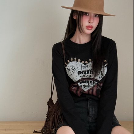 KR MERCI HEART TSHIRT (3 COLORS)