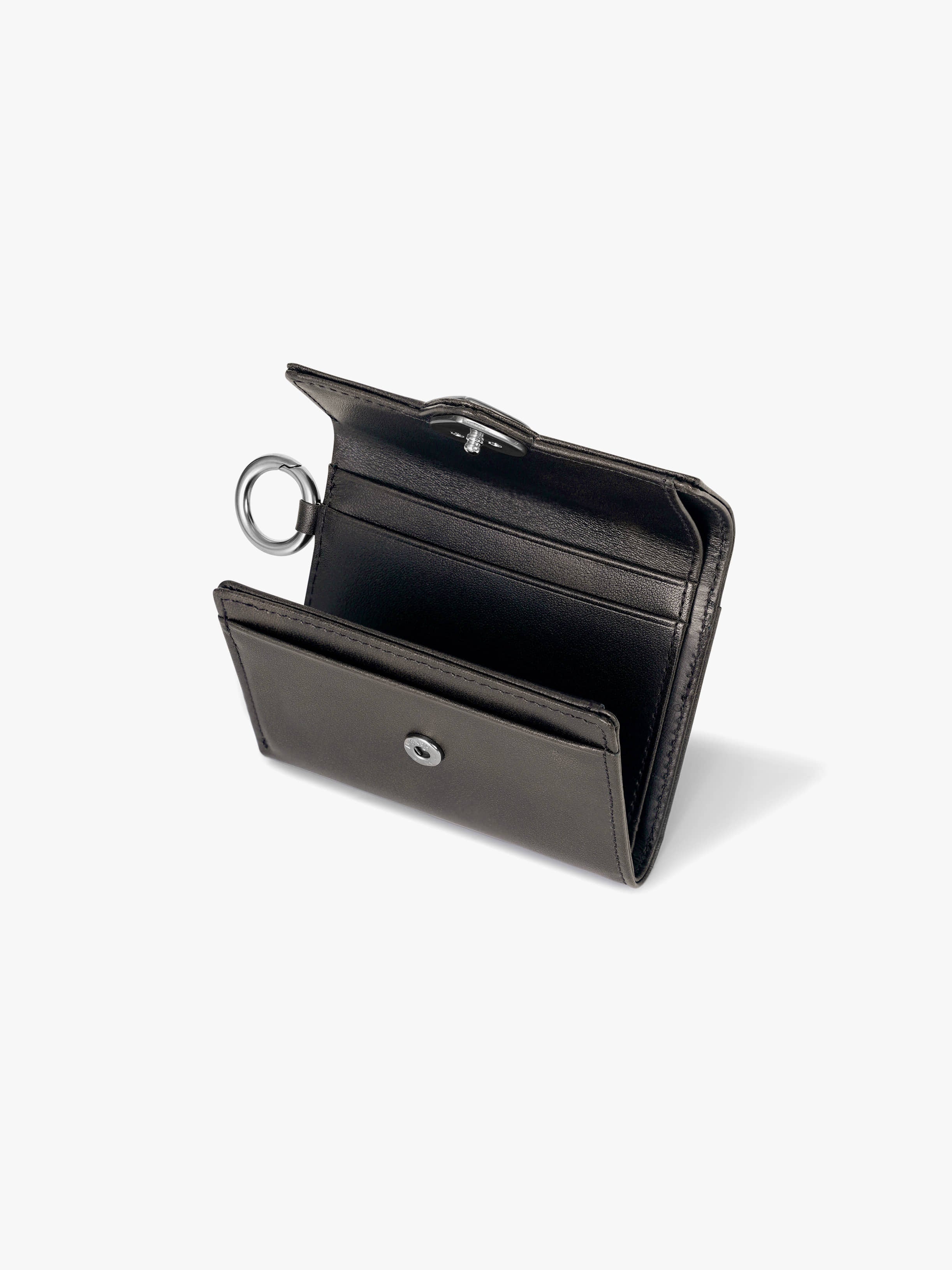 HEARTY FLAP WALLET with O-RING (BROWN)